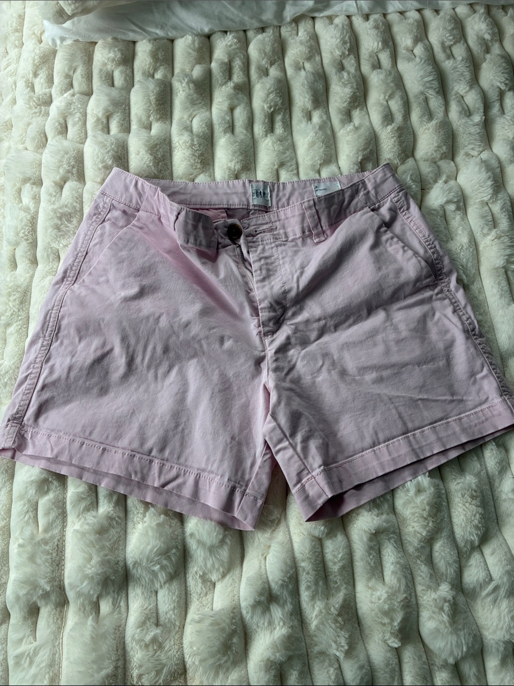 GAP Pastel Pink Cotton Bermuda Shorts